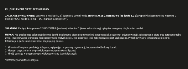 COLLAGEN REPAIR - kolagen dla aktywnych na zdrowe stawy, ścięgna i więzadła