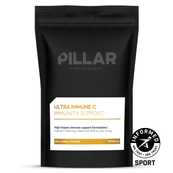 ULTRA IMMUNE C – witaminy na odporność i regenerację dla sportowców (smak tropikalny)